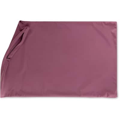 Premium Microbead Pillow, Anti-Aging, Silk like Cover, Burgundy Merlot