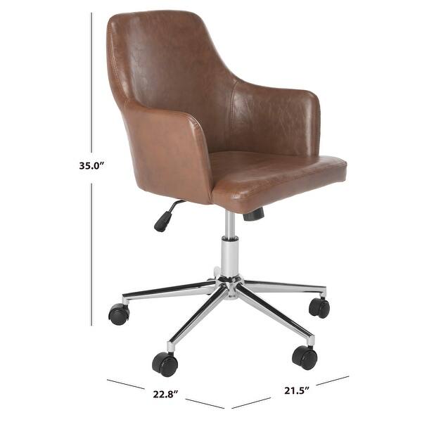 Carbon Loft Kenton Swivel Office Chair - 21.5" x 22.8" x 35"