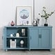 preview thumbnail 5 of 32, Kitchen Sideboard Coffee Bar Cabinet Accent Storage Cabinet