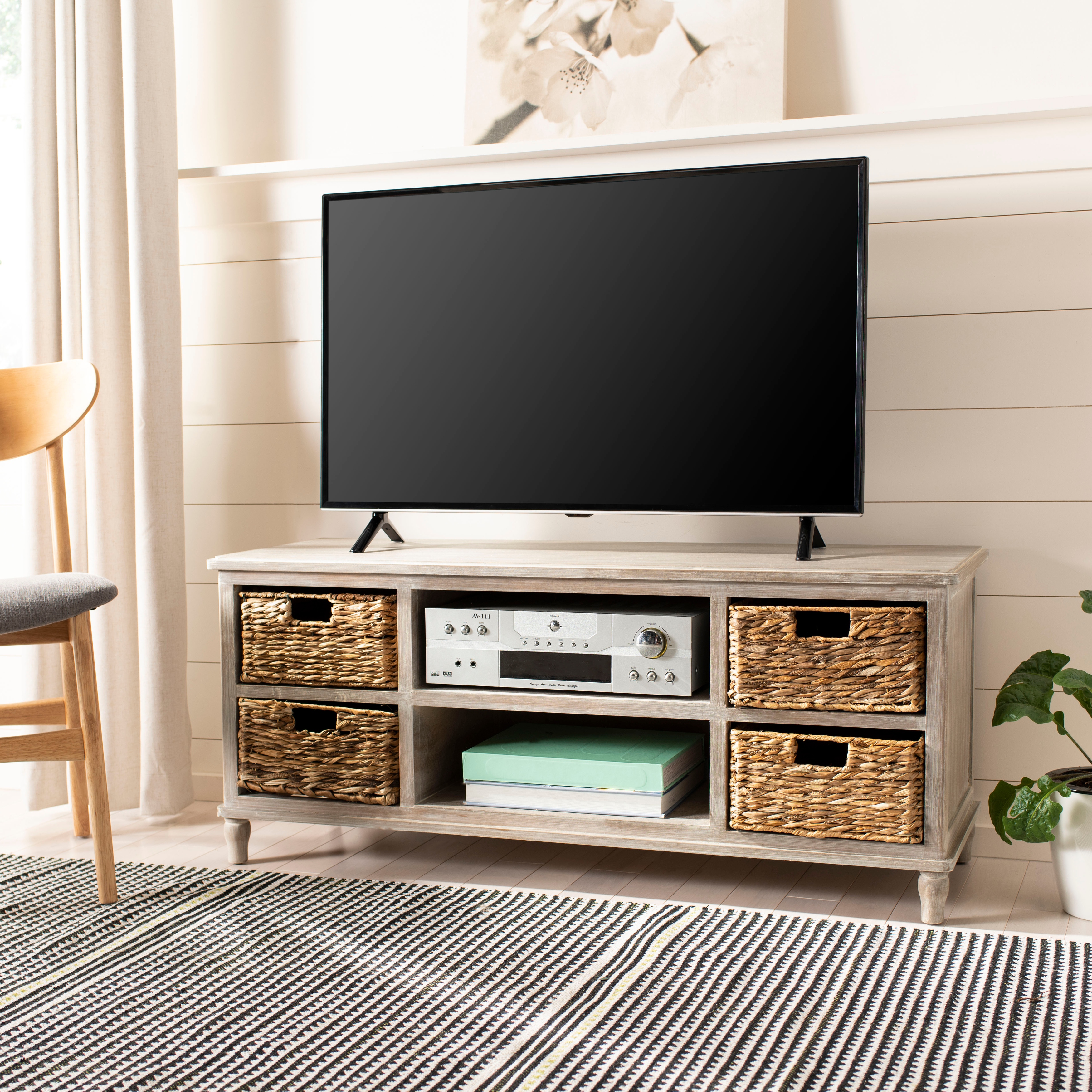 Beach coastal discount tv stands