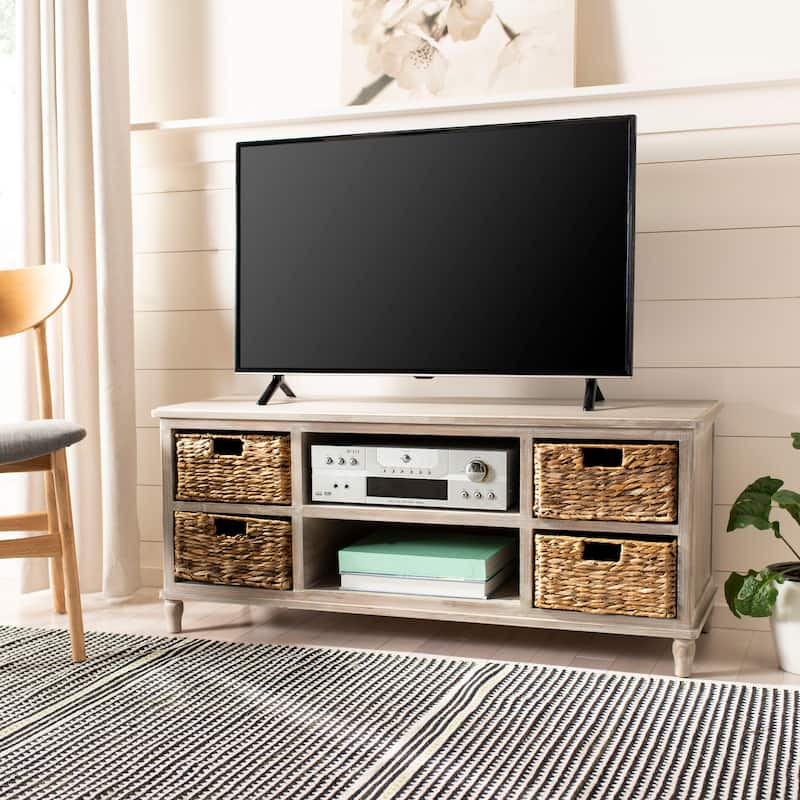 SAFAVIEH Rooney Entertainment Media Unit (Fits up to 55" Flatscreen TV) - 47.2" W x 15.7" D x 20.1" H