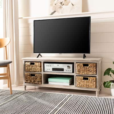 SAFAVIEH Rooney Entertainment Media Unit (Fits up to 55" Flatscreen TV) - 47.2" W x 15.7" D x 20.1" H