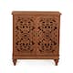 2-door Intricate Traditional Antique Storage Cabinet