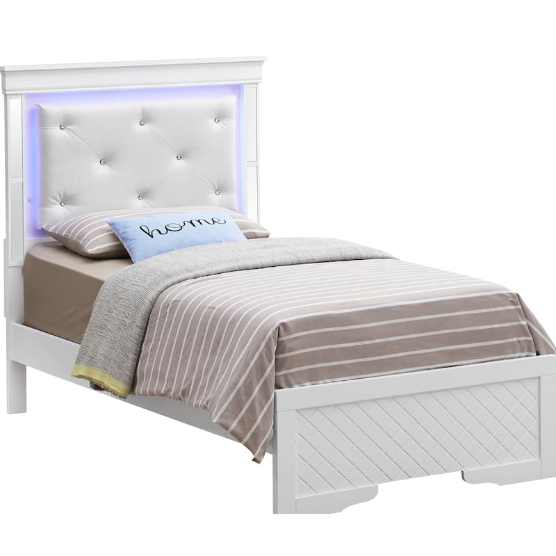 Bed Frame with Light(Only Bed)