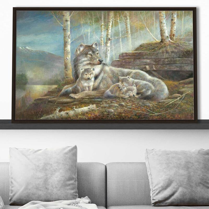 "Safe & Sound" by Ruane Manning Print on Floating Canvas