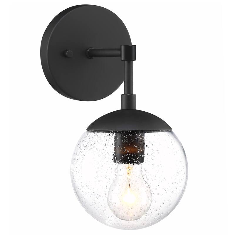 Gracelyn Modern Indoor Dimmable 1-Light Wall Light - Matte Black