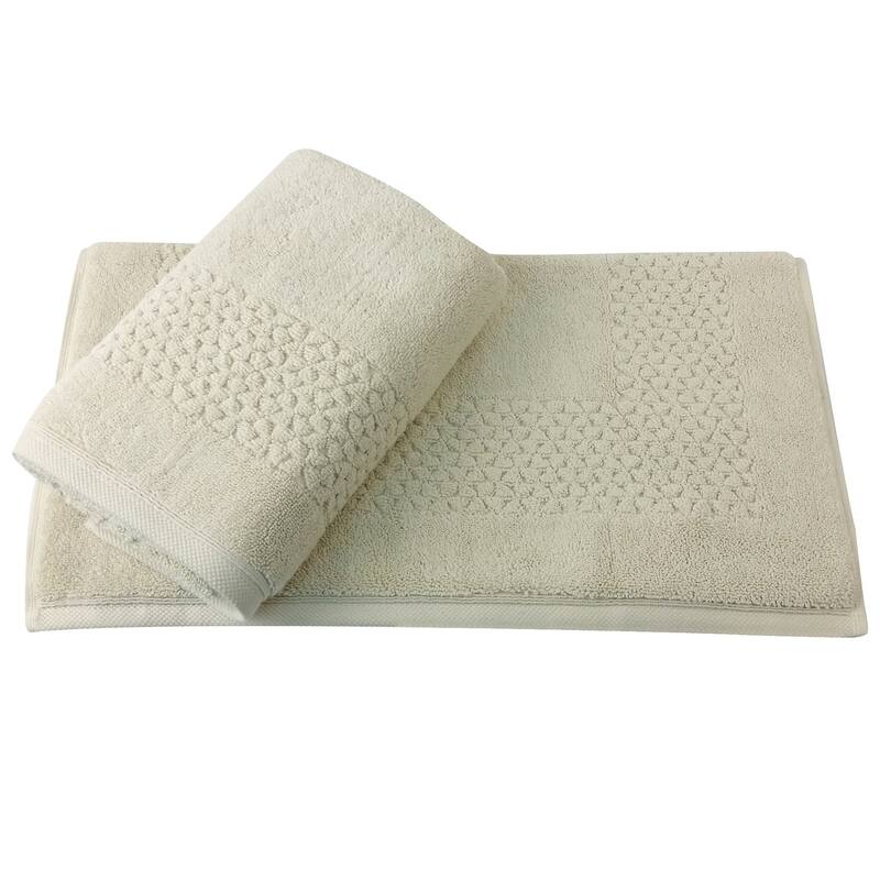 Classic Turkish Towel Hardwick 900 GSM Bath Mat (Set of 2)