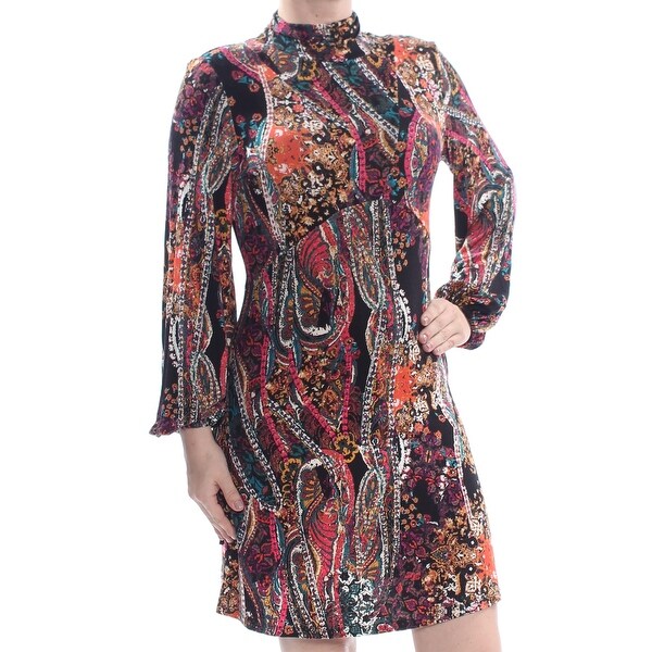 black paisley dress