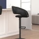 preview thumbnail 171 of 178, Vinyl Adjustable Height Barstool with Rounded Mid-Back