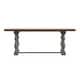 preview thumbnail 28 of 28, Eleanor 78-inch Oak Dining Table with Turned Leg Trestle Base by iNSPIRE Q Classic
