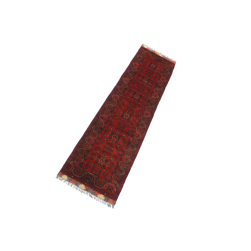 Southwestern Biljik Khal Mohammadi Kye Red/Blue Runner - 2'6'' x 9'5''