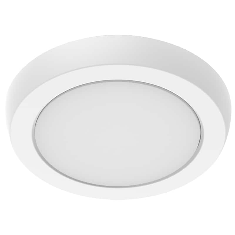 Nuvo Lighting 62/1900 5" Wide LED Flush Mount Drum Ceiling Fixture - White