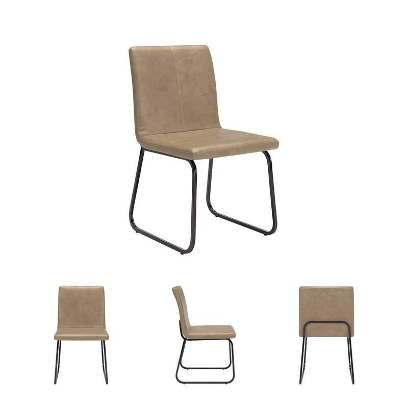 Signature Design by Ashley Pharwynn Brown Dining Chair (Set of 4) - 18.63" W x 22.63" D x 34.88" H