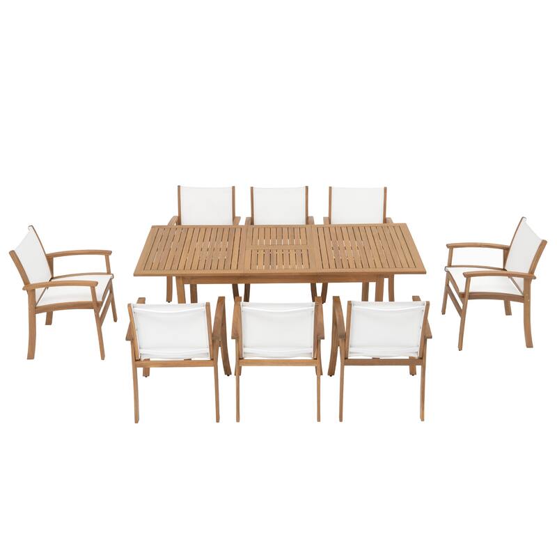 9-Piece Outdoor Patio Garden Dining Set