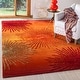 preview thumbnail 118 of 140, SAFAVIEH Handmade Soho Miyase Modern Burst New Zealand Wool Rug 3'6" x 5'6" - Rust/Multi