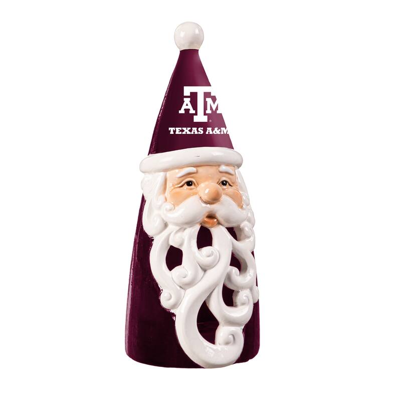 Texas A&M Santa LED Garden Statuary, 8"