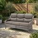 Option Gray Wicker Gray Cushion