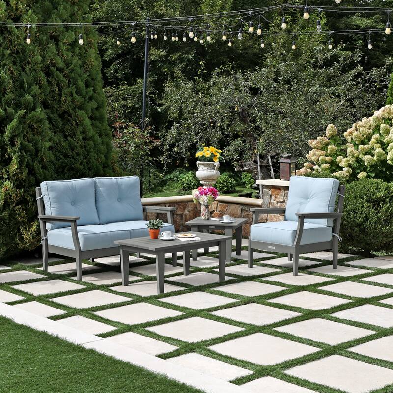 HIGHWOOD Lehigh 4-Piece Deep Seating Set