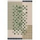 preview thumbnail 17 of 29, SAFAVIEH Handmade Genre Conja Mid-Century Modern Wool Rug 4' x 6' - Green/Beige