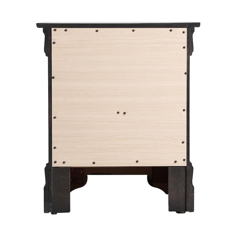 Lewis 2-drawer Wood Nightstand