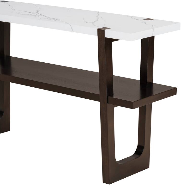 Wooden Base Multifunctional Console