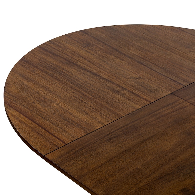 Poly & Bark Ronda 43"-59" Wood Extension Dining Table