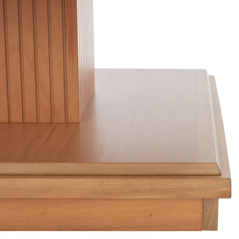 SAFAVIEH Ava 2-Shelf Accent Table - 24" L x 24" D x 21" H - 24Wx24Dx21H