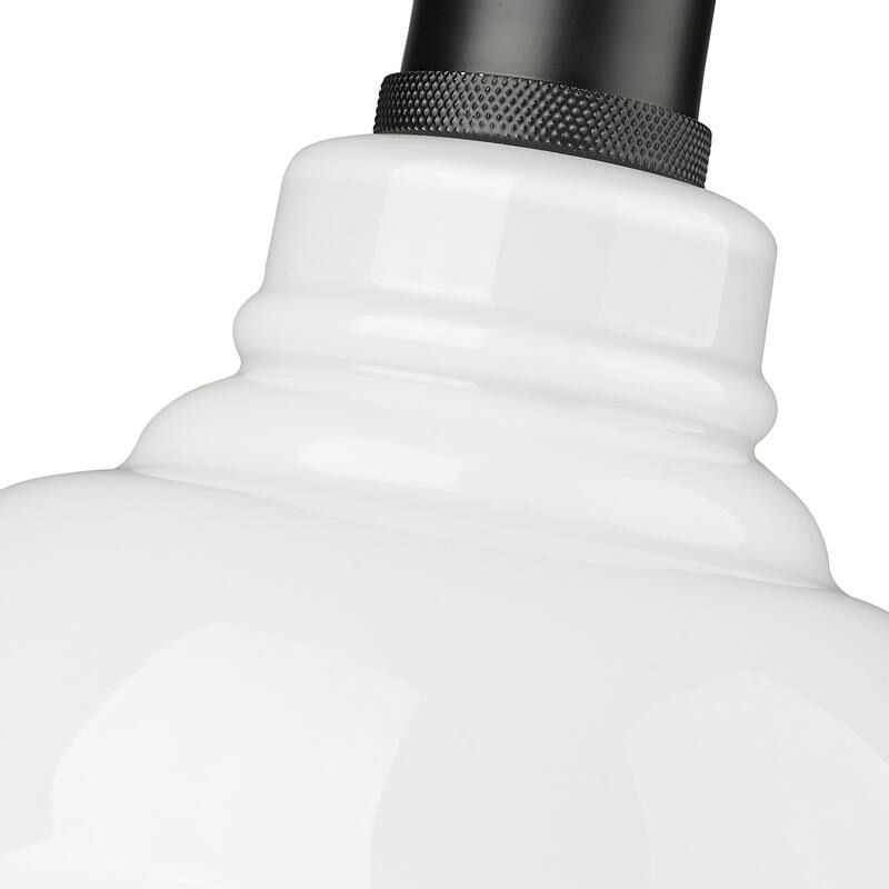 Golden Lighting Carver Single Light 8" Wide Mini Pendant with Clear