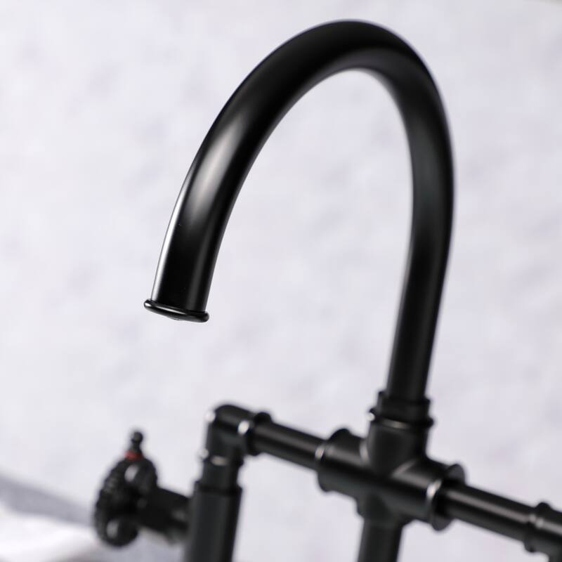 Kingston Brass Fuller Bridge Kitchen Faucet