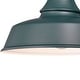 preview thumbnail 8 of 7, VAXCEL Dorado 1-Light Hunter Green and White Dusk to Dawn Sensor Farmhouse Outdoor Wall Sconce, Gooseneck Shade, Dark Sky