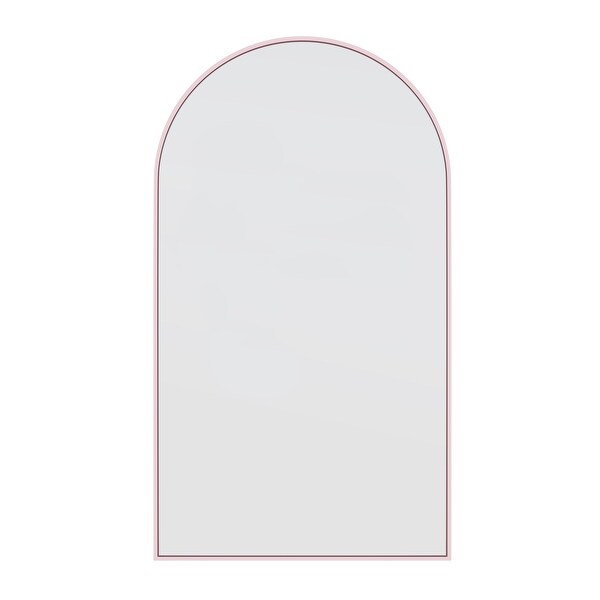 Glass Warehouse Large Arch Shape Stainless Steel Framed Mirror. Opens flyout.