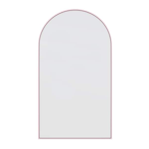 Glass Warehouse Large Arch Shape Stainless Steel Framed Mirror Bed