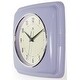 preview thumbnail 47 of 63, Infinity Instruments Retro 9.25-inch Square Wall Clock - 9.25 x 1.875 x 9.5