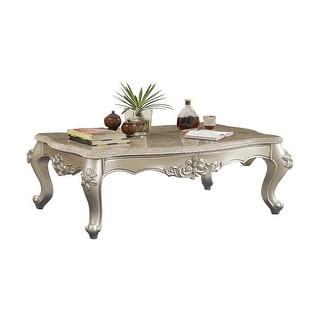 ACME Bently Coffee Table, Marble & Champagne - Bed Bath & Beyond - 21619792