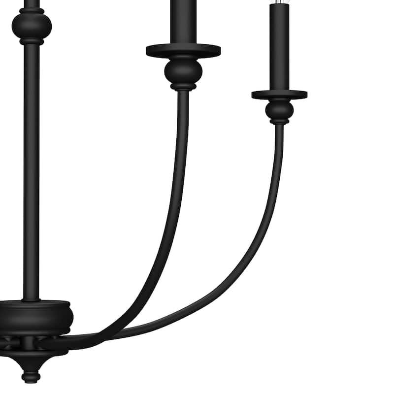 Hunter Southcrest Chandelier - Entry, Dining Table, Kitchen Island - Farmhouse, Transitional, Candle