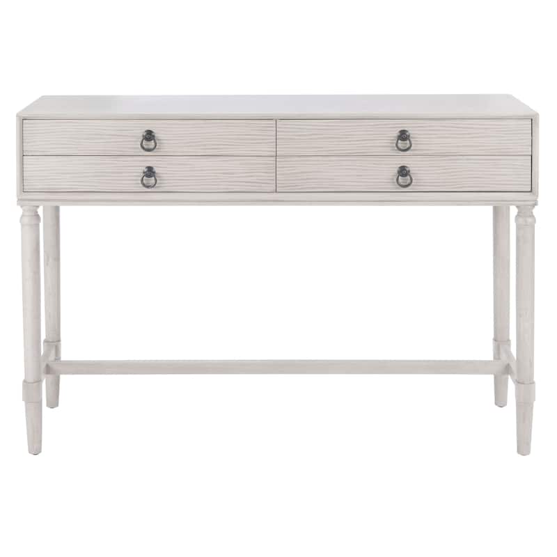 SAFAVIEH Beaulah 4-Drawer Console Table - 42" W x 13" L x 29.5" H - 42Wx13Dx30H