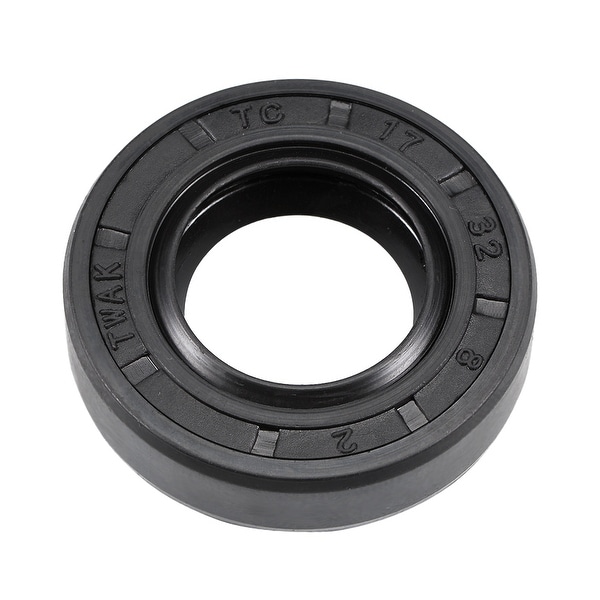 Oil Seal, TC 17mm x 32mm x 8mm, Nitrile Rubber Cover Double Lip - 17mmx32mmx8mm