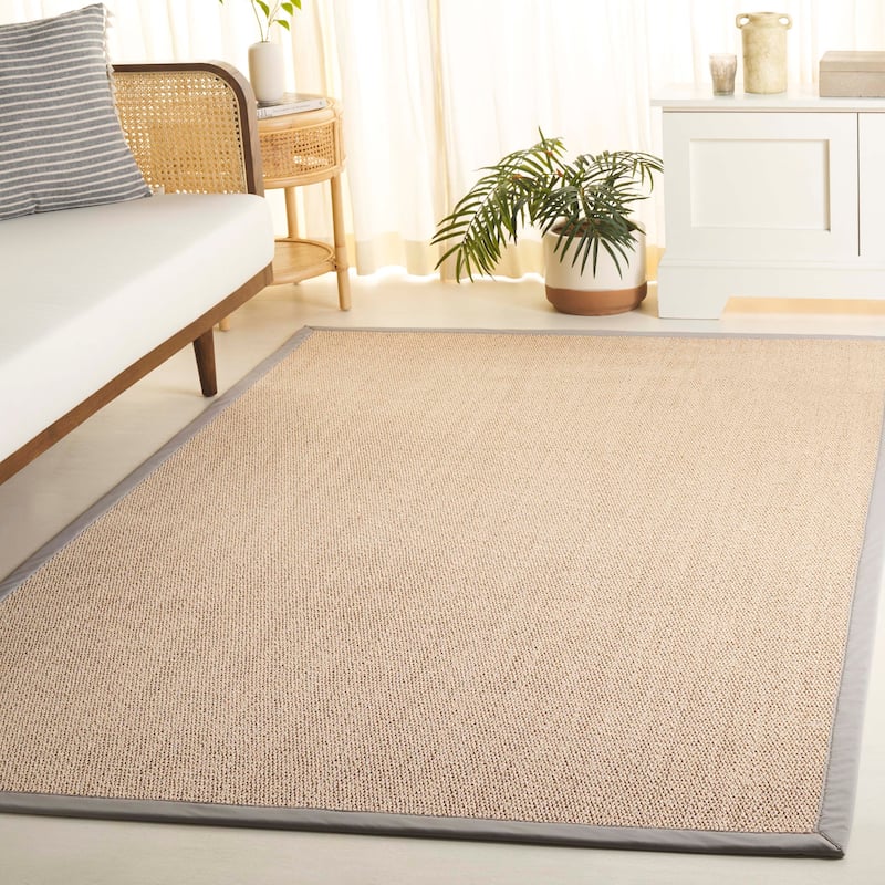 SAFAVIEH Natural Fiber Kirsi Farmhouse Sisal Rug - Marble/Beige - 4' x 6'