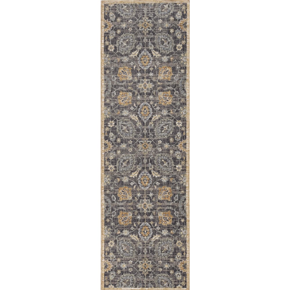 Copper Grove Wool Distressed Traditional Wool Area Rug