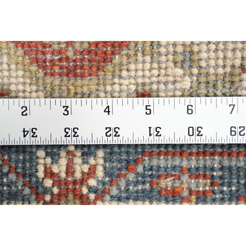 Hand Knotted Oriental 100% Wool Carpet Traditional Medallion Oranges & Rust Heriz (serapi) Area Rug - 3' 0'' X 2' 0''