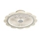 preview thumbnail 6 of 5, 19.7'' Flower Shape LED Ceiling Fan Light Dimmable with Remote - 19.7 Inches