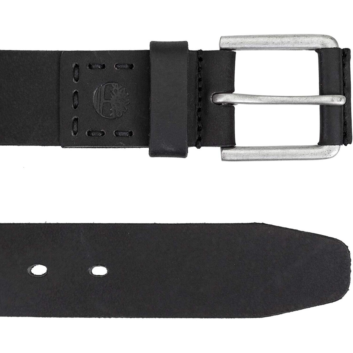 Shop Timberland Men S Casual Leather Belt Black 32 Black Size