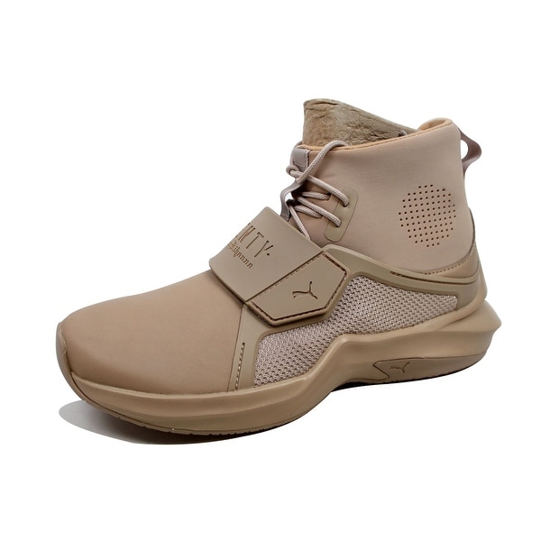khaki puma trainers