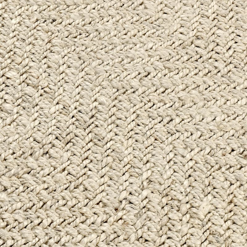 Chevron Handwoven Jute Area Rug by Kosas Home