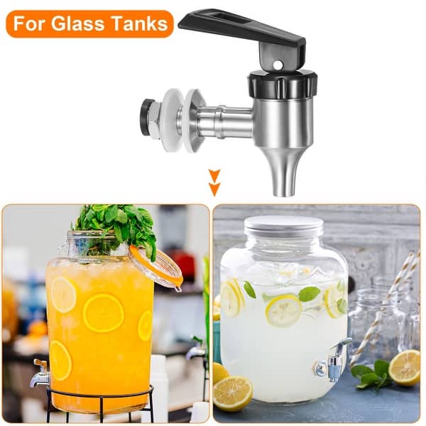 Stainless Steel Beverage Dispenser Spigot Replacement – 304 Grade Tap For 12mm Or 16mm Hole, Ideal For Wine, Juice, Tea, And Home Bar Parties