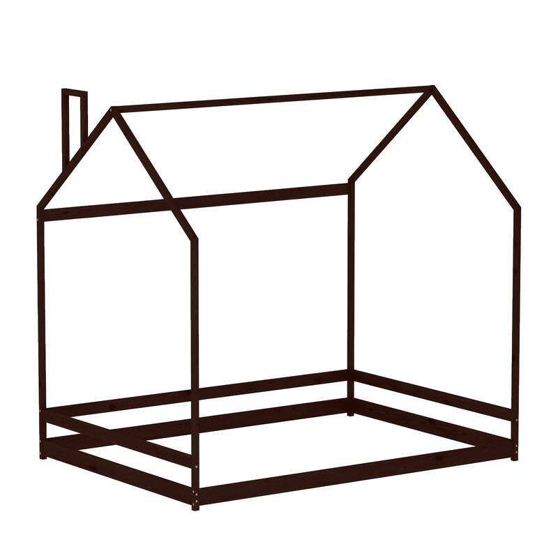 House Bed Frame Wood Bed