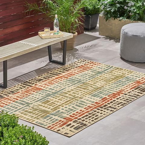 Lima Contemporary Outdoor Area Rug by Christopher Knight Home