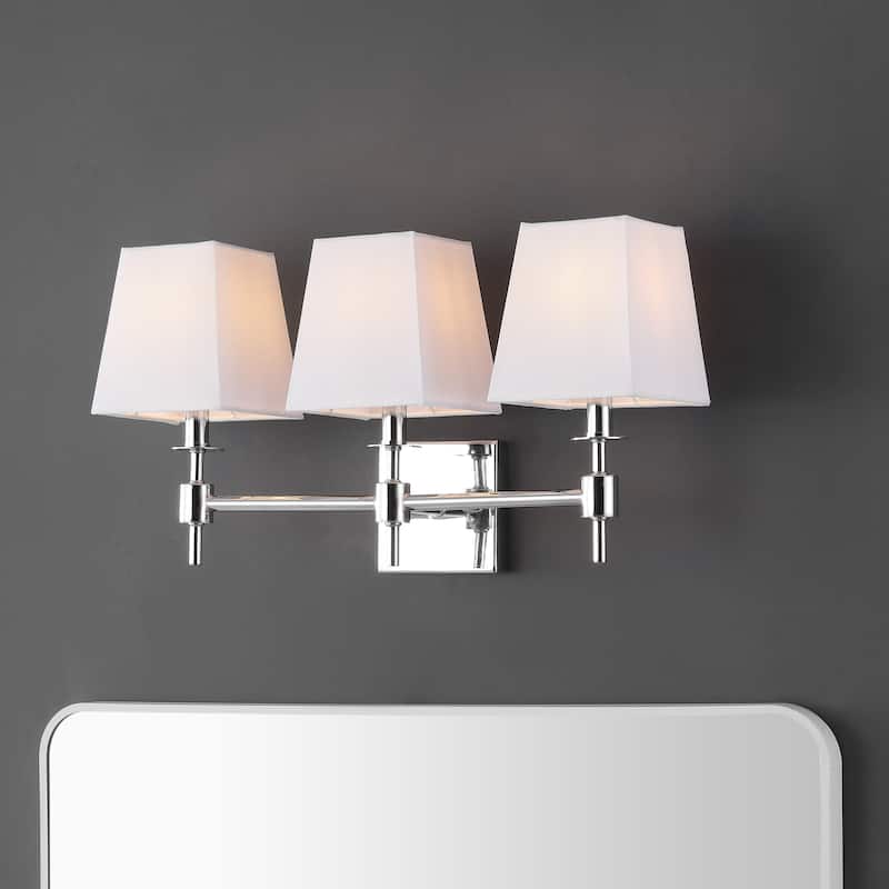 SAFAVIEH Lighting Chiaffreda 21-inch Modern & Contemporary Wall Sconce (3-Bulb) - 7Wx21Dx11H