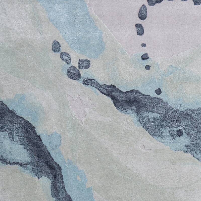 HomeRoots Abstract Bohemian Rectangle Area Rug