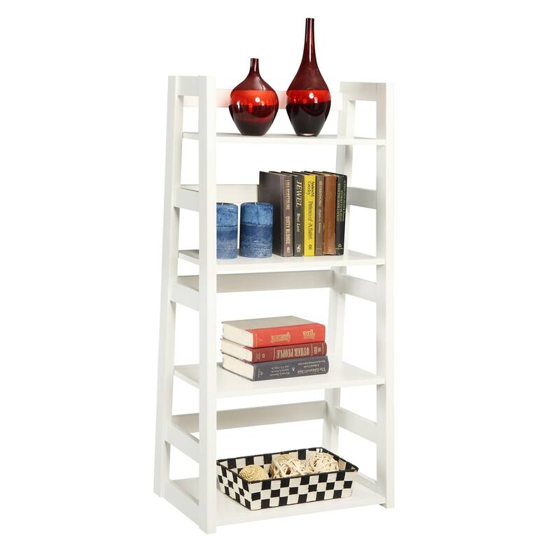 Porch & Den Logan 4-tier Trestle Bookcase